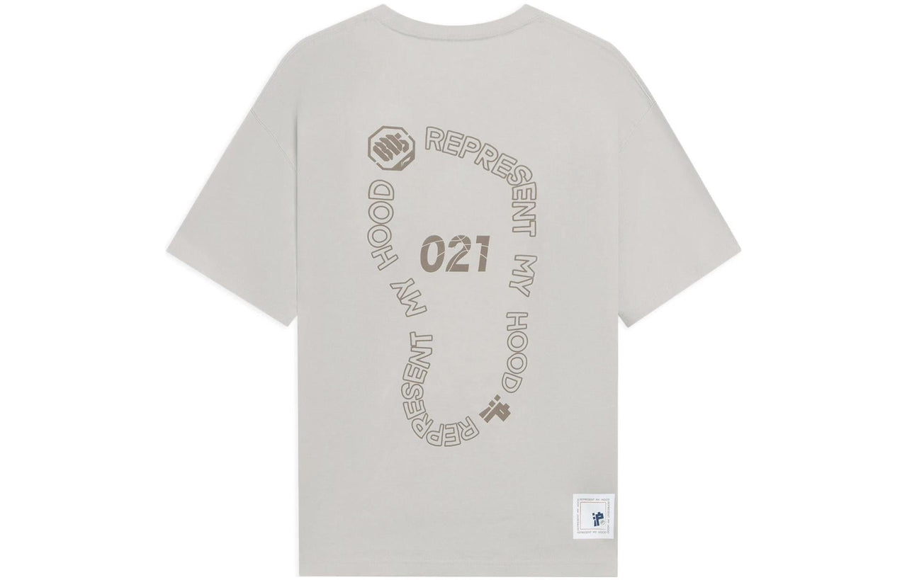 Li-Ning BadFive Hood Graphic Shanghai City Limited T-shirt 'Grey' AHSSB05-1