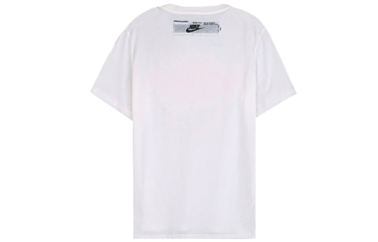Nike Stadium Printing Round Neck Short Sleeve White CD1295-100
