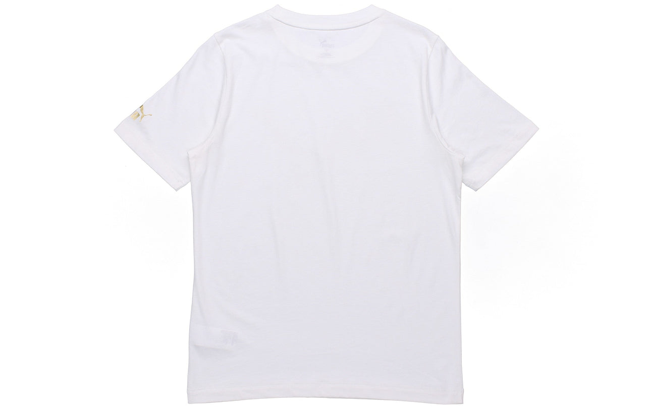 PUMA Logo Foil Tee 'White' 533191-02