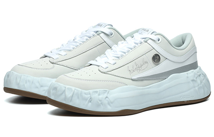 MIHARA x FILA FM-15 Casual Skateboarding Shoes White F12M214201FWT