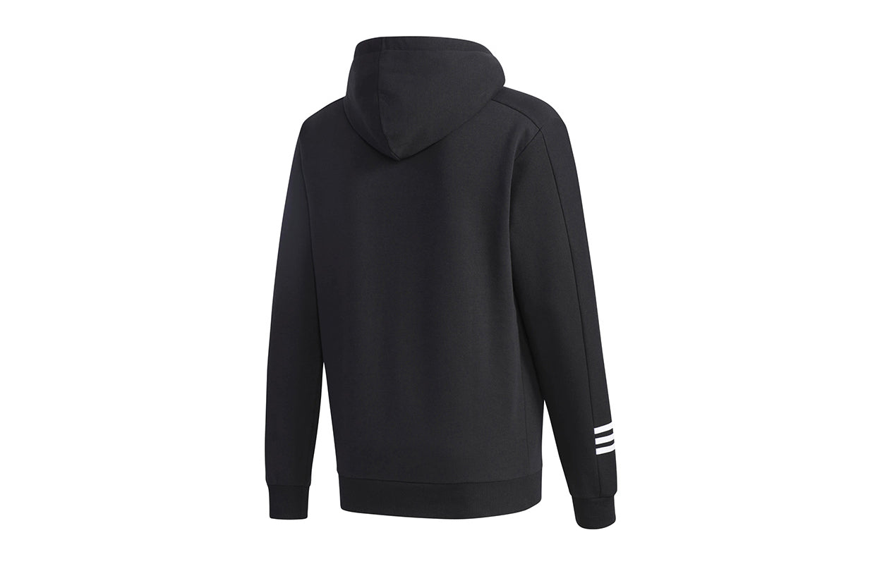 adidas Sports Casual Hooded Sweater Men Black GD5443