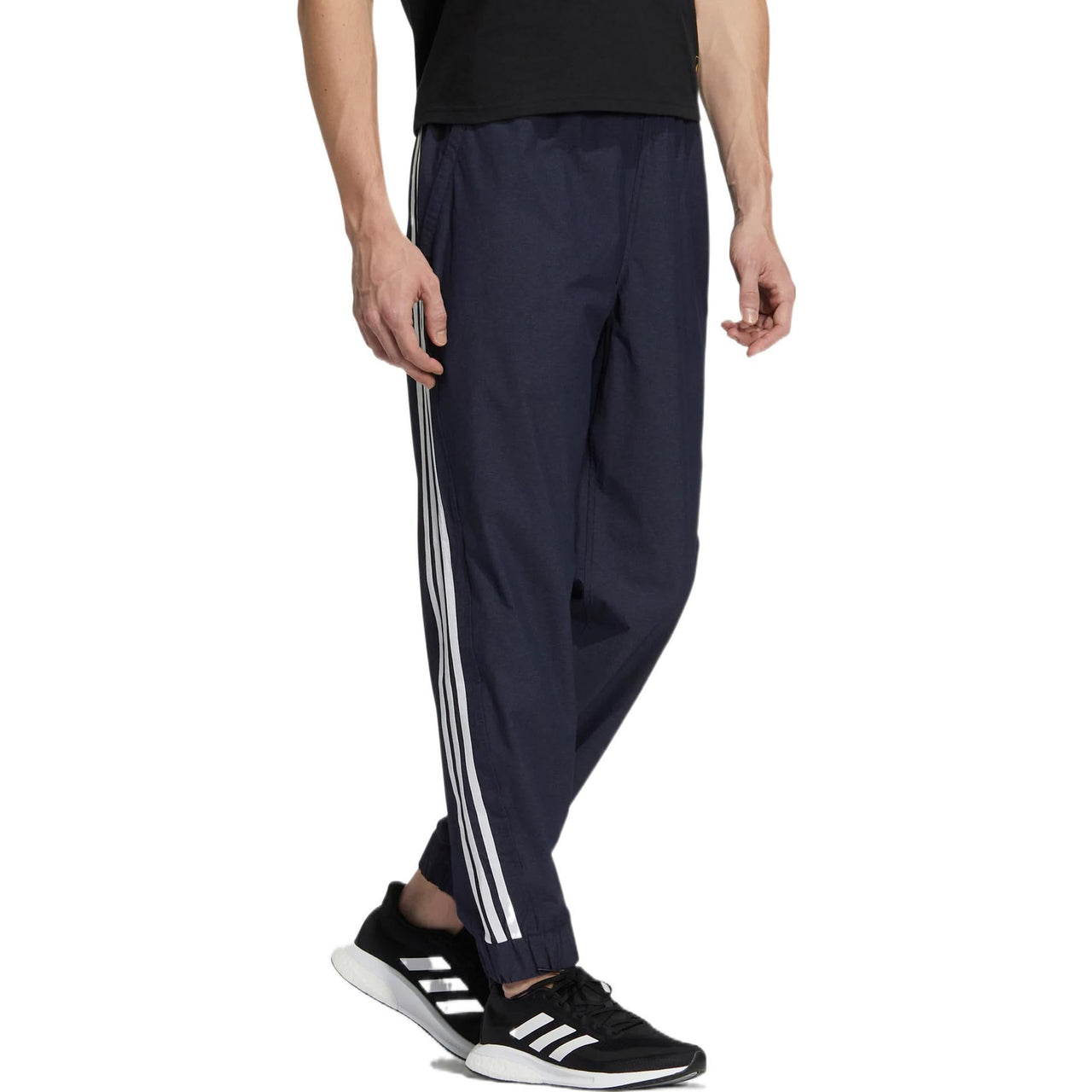 Men's adidas Contrasting Colors Stripe Small Label Bundle Feet Sports Pants/Trousers/Joggers Legendary Ink Blue HC9957