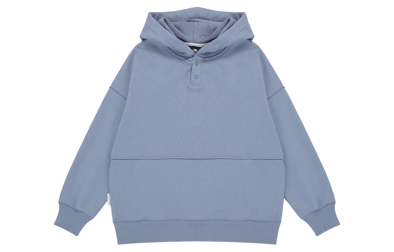 (WMNS) New Balance Classic Lifestyle Plain Hoodie 'Blue' AWT23322-AGY