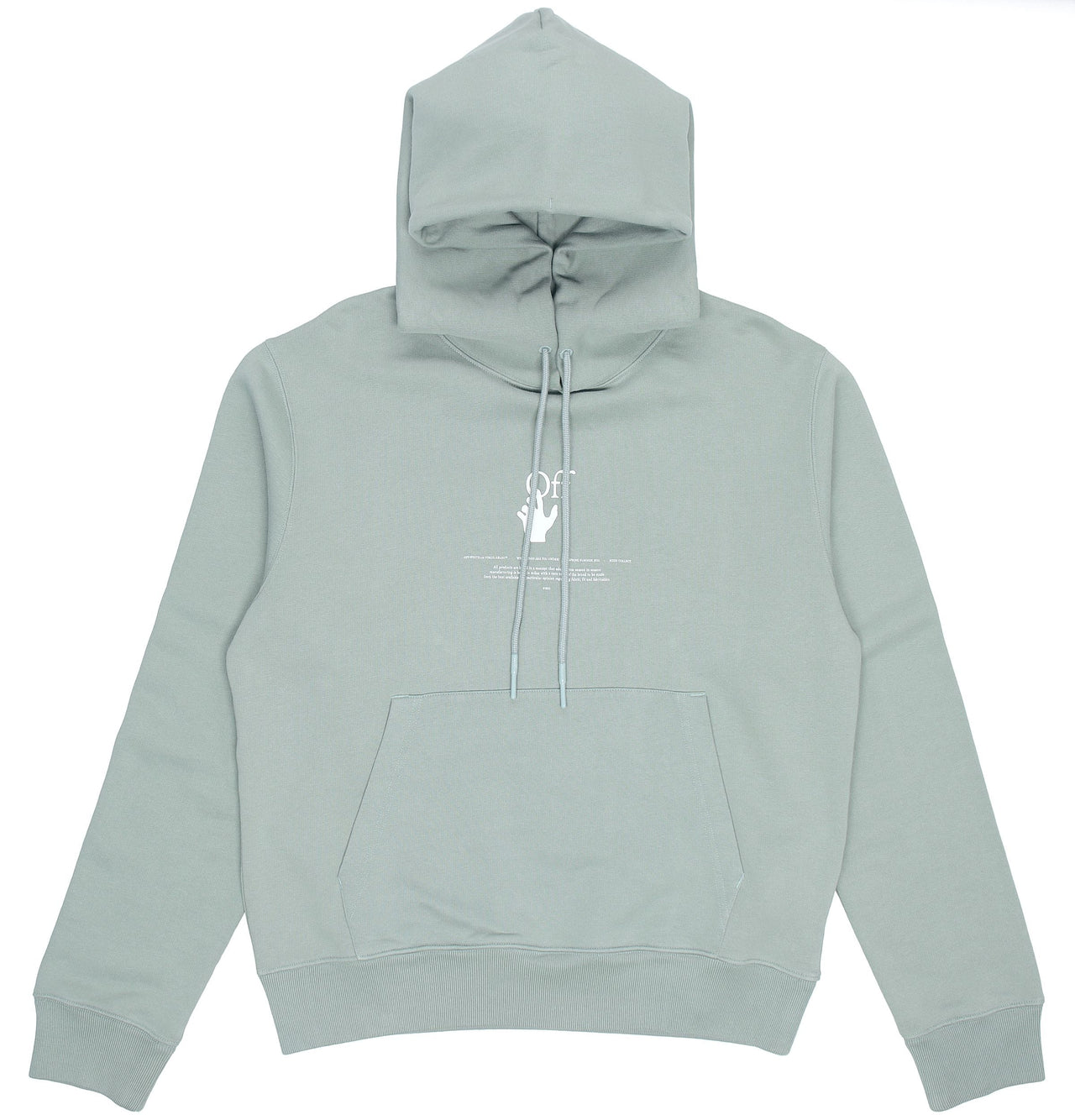 Off-White SS21 Graffiti Logo Printing Green OMBB034R21FLE0055041