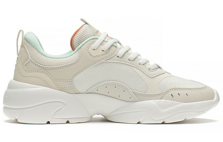 (WMNS) Li-Ning Sportswear Sneakers 'Beige Green' AGCS268-1