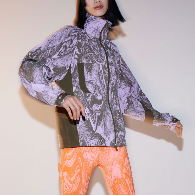 (WMNS) adidas By Stella McCartney TrueCasuals Woven Track Jackets 'Purple Brown' IB5095