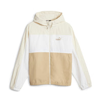 (WMNS) PUMA Oversized Hooded Windbreaker Jacket 'Beige' 675372-87