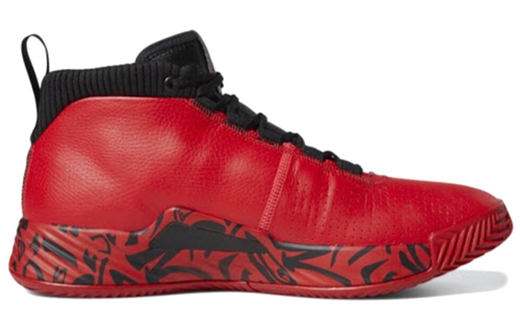 adidas Dame 5 Mid Tops Large Red EE4046