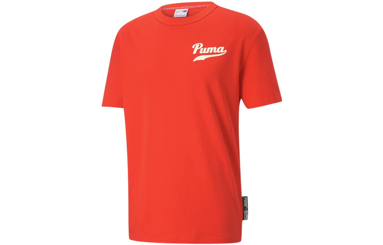 PUMA Word Team Graphic Tee 'Red' 536929-95