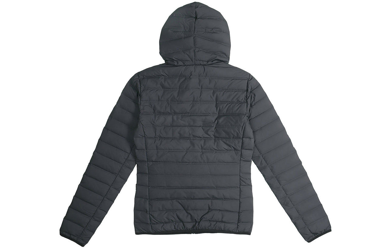 adidas Varilite Soft Down Hooded Jacket 'Carbon' CY8738
