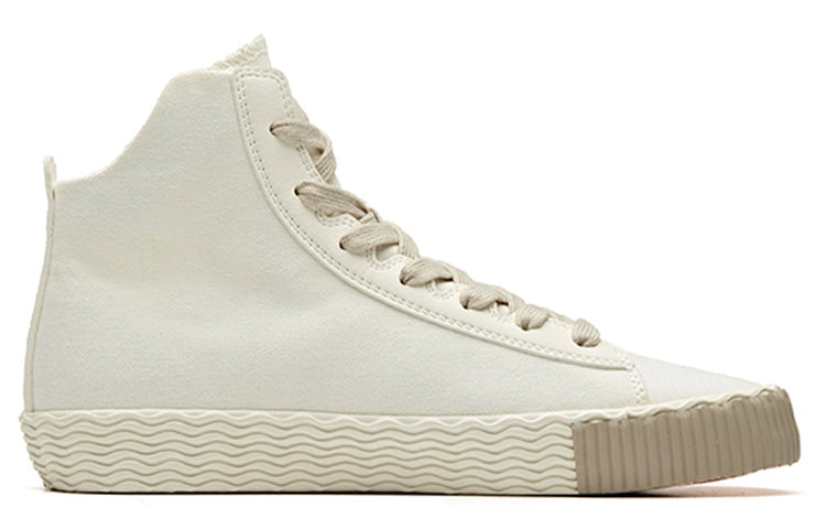 (WMNS) ANTA Life Series Sneakers Canvas High 'Beige Tan' 12948650-1
