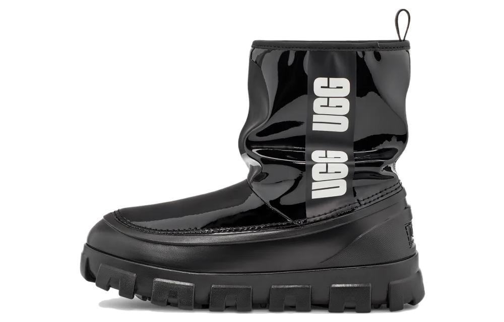 (WMNS) UGG Classic Brellah Mini Boot 'Black' 1144059-BLK