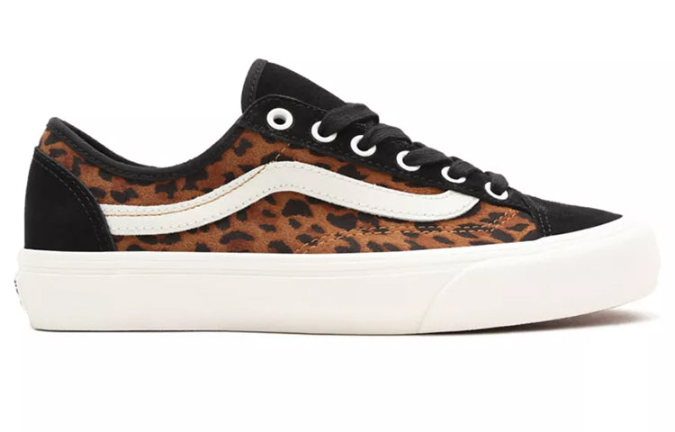 Vans Suede Leopard Style 36 Deconstructions SF Shoes Brown VN0A3MVL4Y5