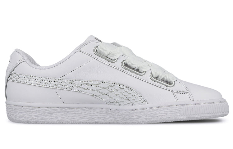 (WMNS) PUMA Basket Heart Oceanaire Leisure Board Shoes White 366443-02