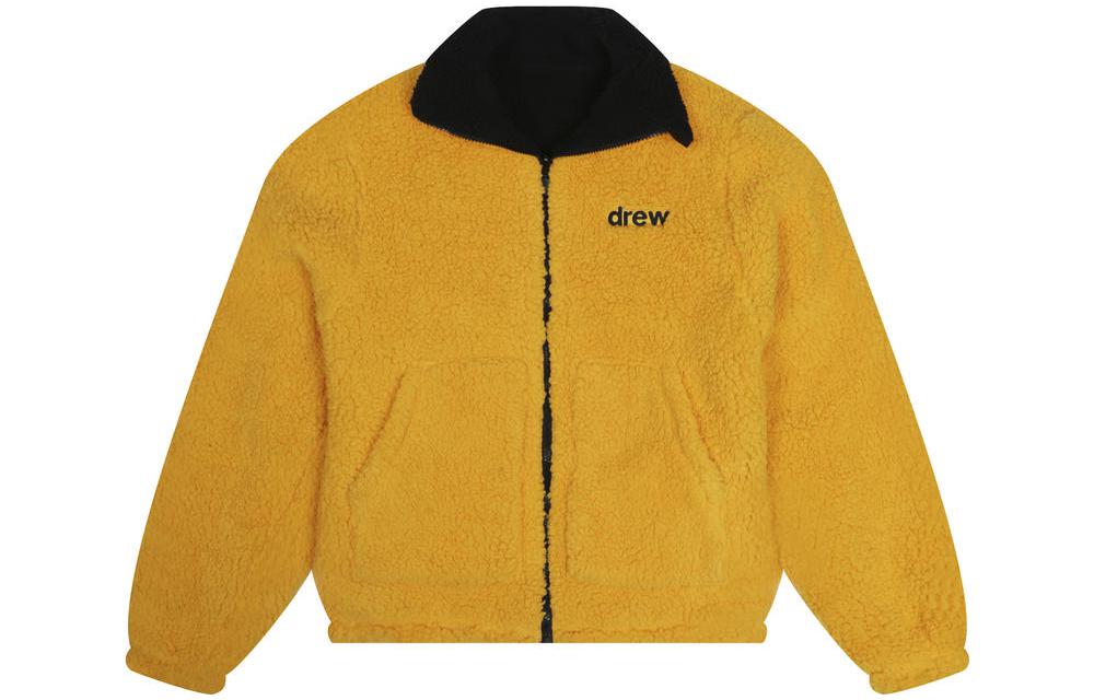 Drew House Reversible Zip Up Jacket 'Black Yellow' DR-SS22-277