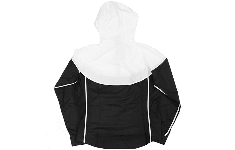 (WMNS) Nike Wind Runner Hat Zip Jacket White/Black 883496-011
