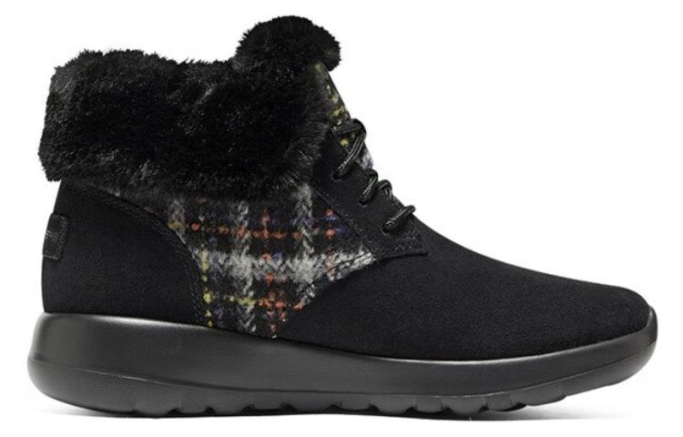 (WMNS) Skechers On-the-Go Joy Boots 'Black White Red' 144120-BKGY