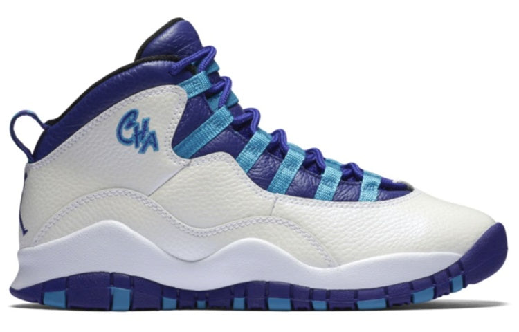 (GS) Air Jordan 10 'Charlotte Hornets' 310806-107