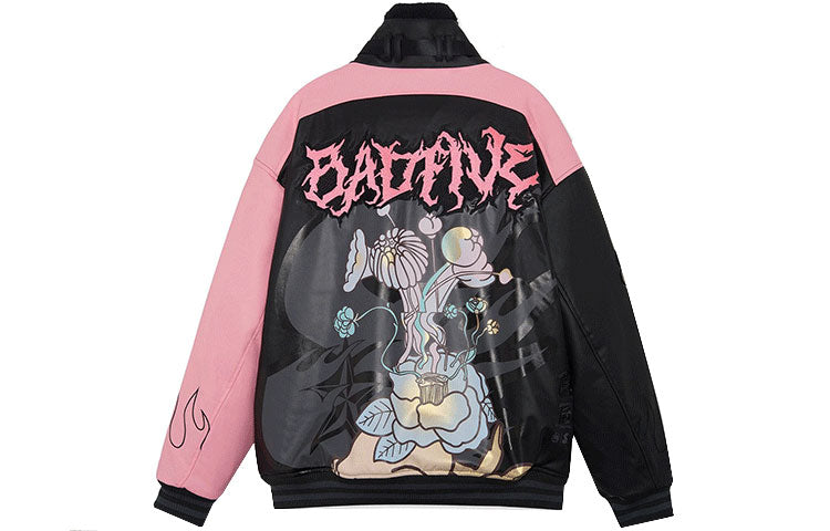 Li-Ning x STA_GROUP BADFIVE Fashion Jacket 'Black Pink' AJDR527-1
