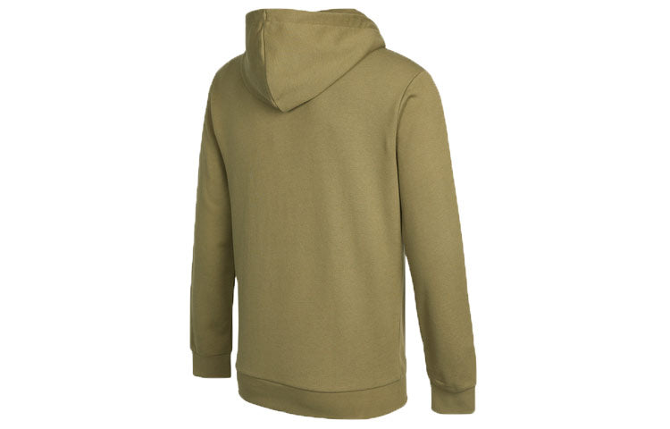 Men's adidas originals Trefoil Hoody Large Logo Printing Sports Green HE4952