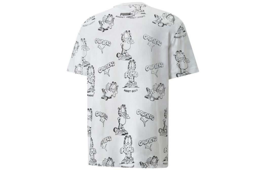PUMA x GARFIELD Printed Tee 'White' 534434-02