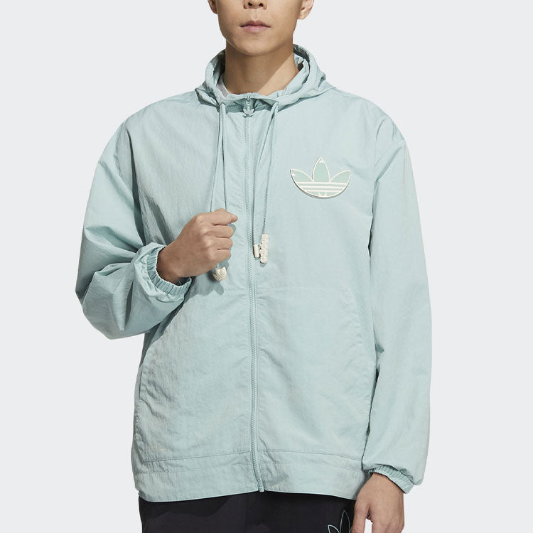 adidas originals Adicolor Windbreaker 'Hazy Green' HS2019