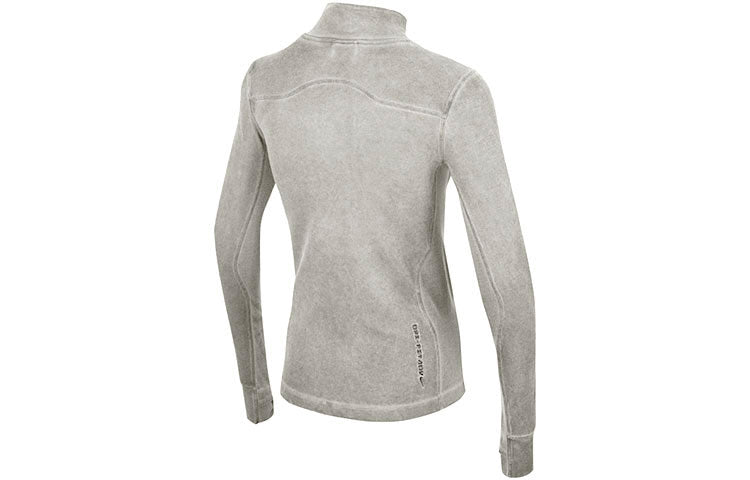 (WMNS) Nike Acg Steeple Rock Half Zipper Slim Fit Long Sleeves Gray T-Shirt DH3096-010