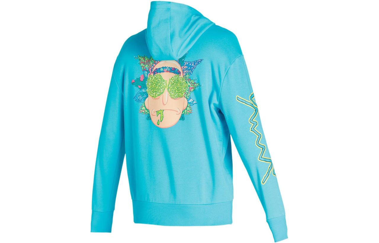 PUMA X Rick And Morty Basketball Hoodie 'Blue' 535438-01
