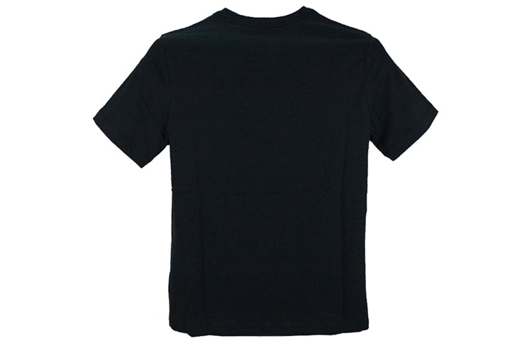 Nike Sportswear Shoe Printing Round Neck Casual Sports Short Sleeve Black BQ0069-010
