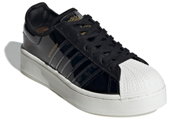 (WMNS) adidas Superstar Bold 'Black Off White' FW8423