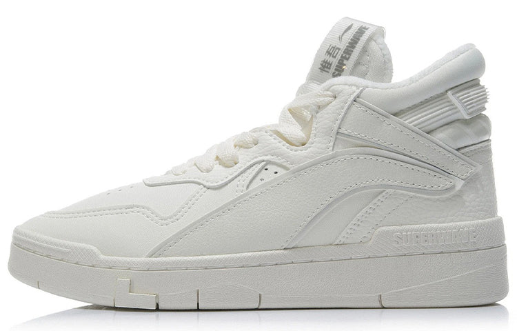 (WMNS) Li-Ning Superwave Mid Fleece 'Snow White' AGCR234-4