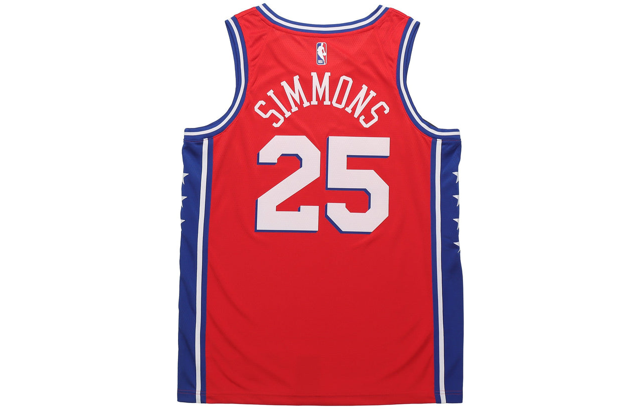 Nike NBA 76ers Ben Simmons Basketball Jersey Philadelphia 76ers Red 877219-658