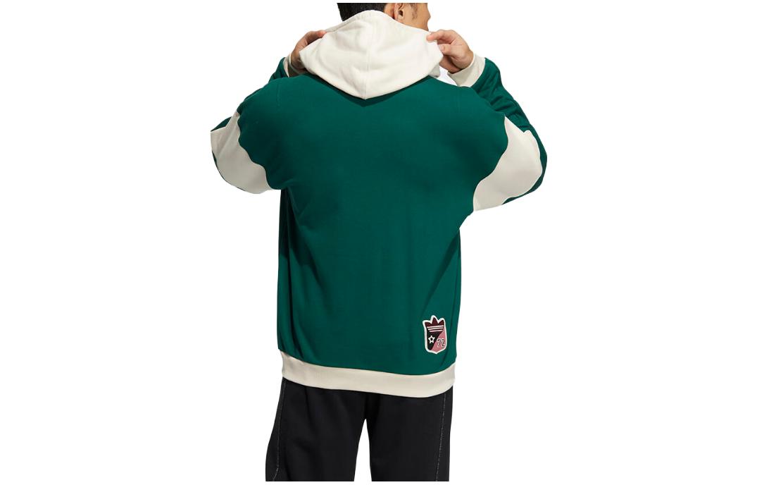 adidas originals Anti University Hoodie 'Dark Green White' HY7222
