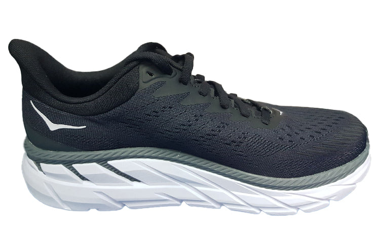 HOKA ONE ONE Clifton 7 Low 'Black White' 1110534-BWHT