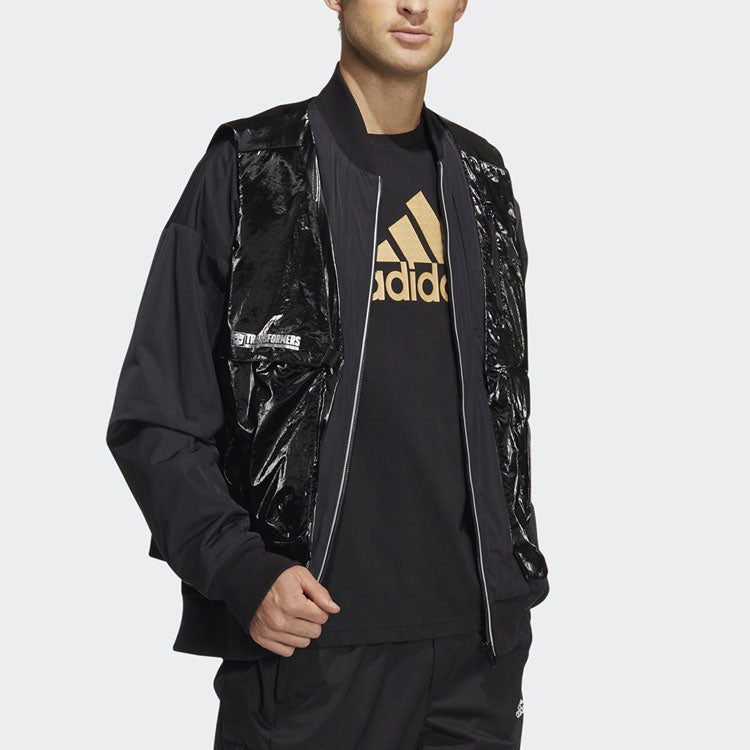 adidas x Transformers Crossover CNY Sports 2 In 1 Vest Jacket Black HM7466