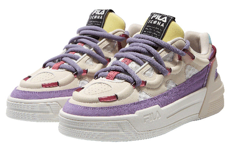 (WMNS) FILA Salto Low-Top White/Purple F12W141225FSV