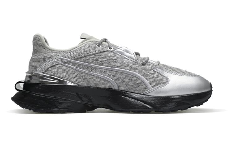 PUMA Pwrframe x Staffonly Metal Fuzz 'Metallic Silver Black' 387792-01