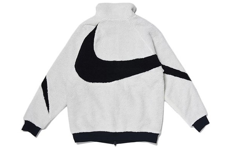 Nike Big Swoosh Reversible Boa Jacket (Asia Sizing) 'White' BQ6546-114