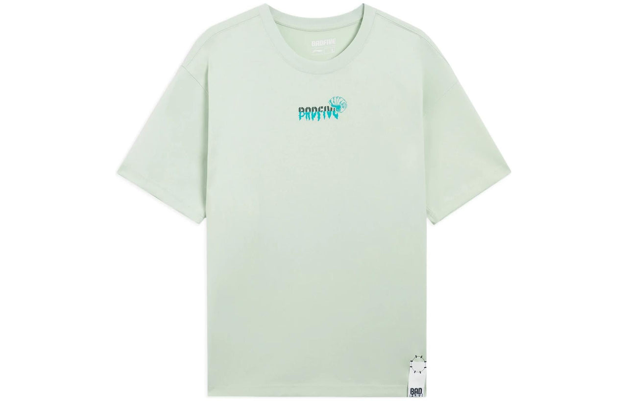 Li-Ning BadFive King Joker Graphic Loose Fit T-shirt 'Light Green' AHSS423-2