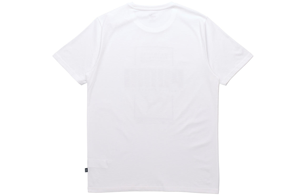 PUMA Casual Sports Alphabet Printing Round Neck Short Sleeve White 586586-02