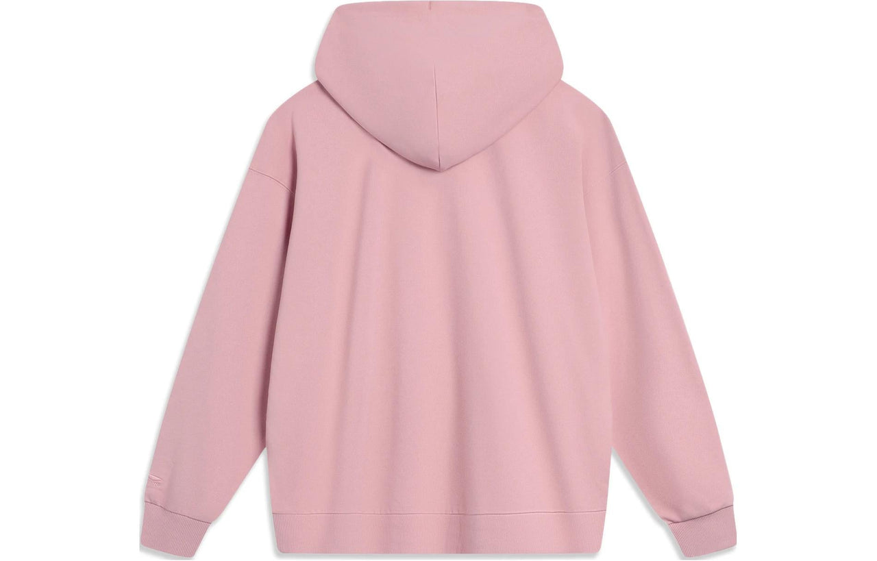 Li-Ning Embroidered Logo Hoodie 'Pink' AWDT583-6