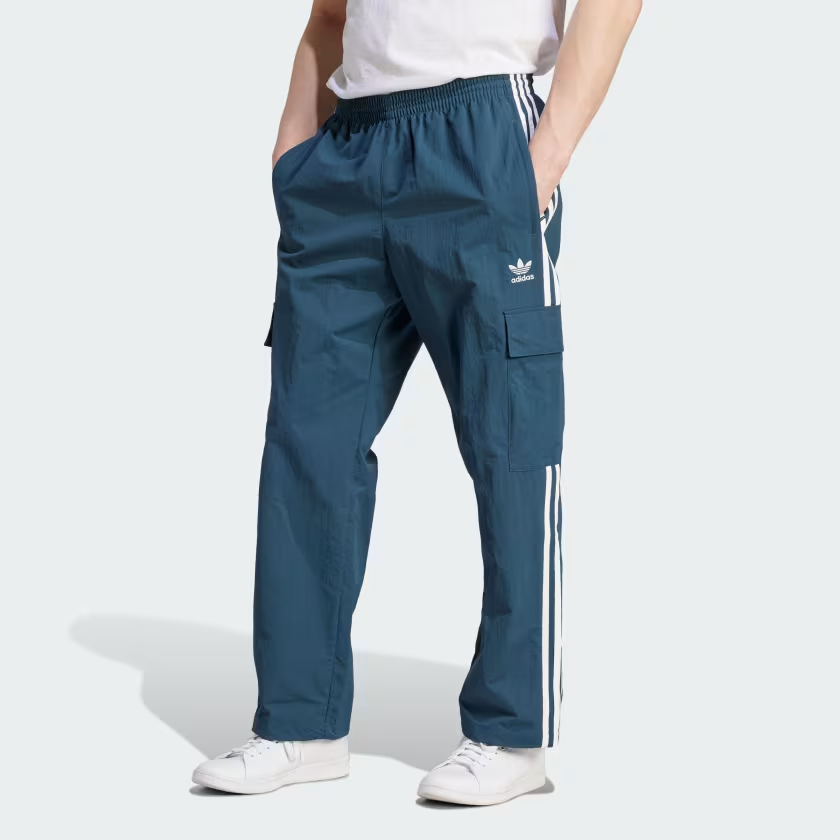 adidas Adicolor Classics 3-Stripes Cargo Pants 'Teal' IM2103