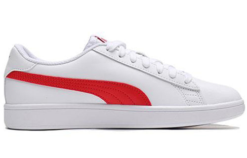 PUMA Smash V2 L White Red Unisex 'White Red' 365215-09