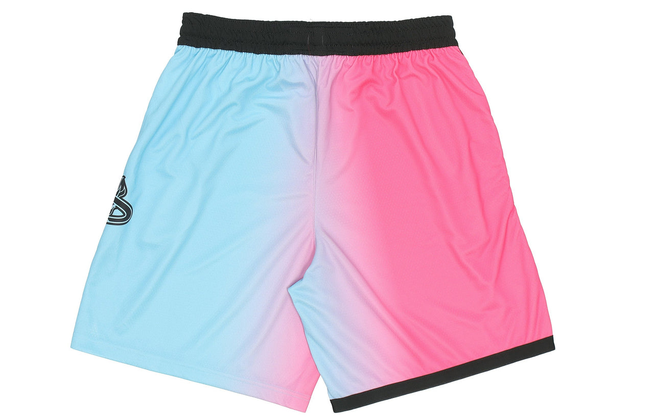 Nike NBA Swingman Shorts City Edition Miami Heat Colorblock Sports Basketball Purple Red Purplered CN1978-686