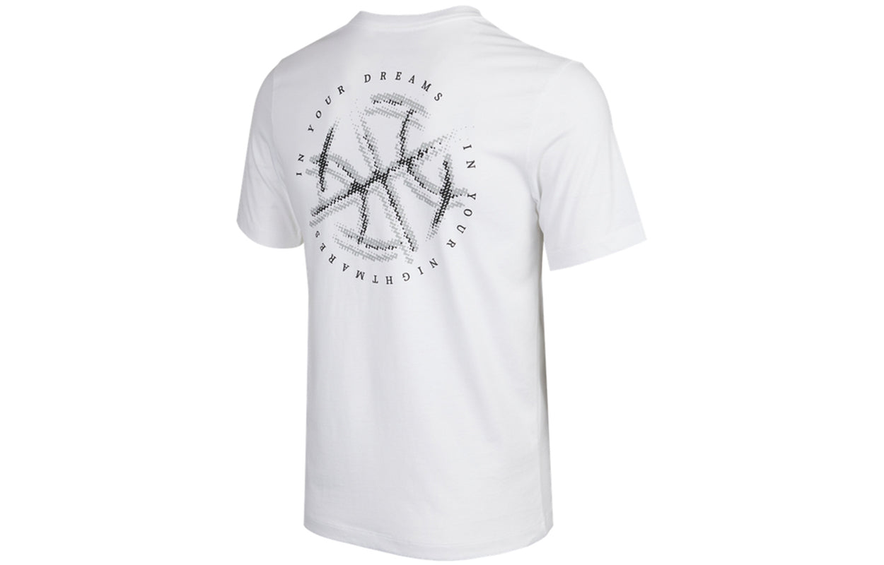 Air Jordan Dna Ss Crew 2 Alphabet Logo T-Shirt 'White' DA9915-100