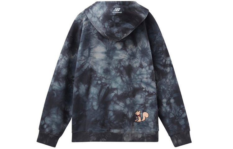 New Balance x JHI Tie Dye Dirty Crates Hoodie 'Black Grey' NCA89023-BK