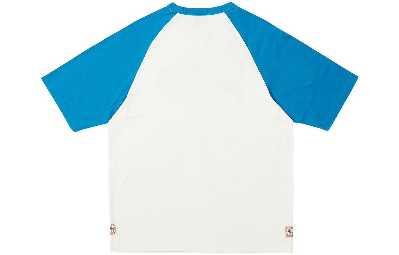 Palace X Evisu 3.0 SS23 Logo T-Shirt 'Blue' P24EVES001