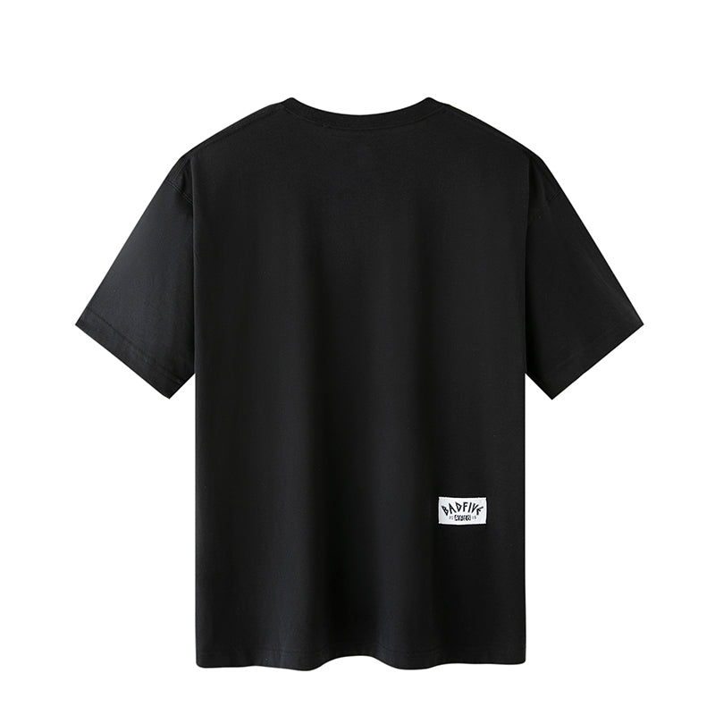 Li-Ning BadFive Graphic T-shirt 'Black Blue' AHST279-2