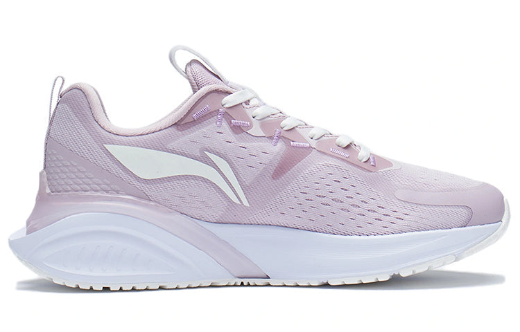 (WMNS) Li-Ning Retro Running Shoes 'Pink Purple White' ARHR062-5