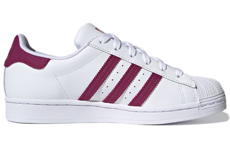(WMNS) adidas originals Superstar 'White Red Gold' S42645